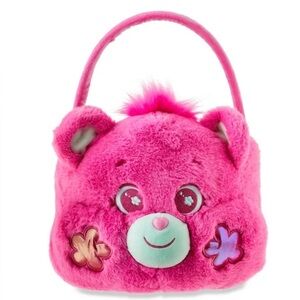 Care Bears Pink Plush Rainbow Easter Basket